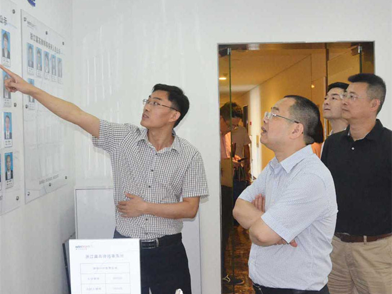 杭州市拱墅区领导赵红一行视察瀛和杭州所